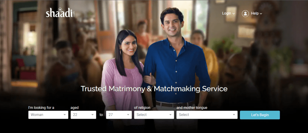 shaadi matrimonial website