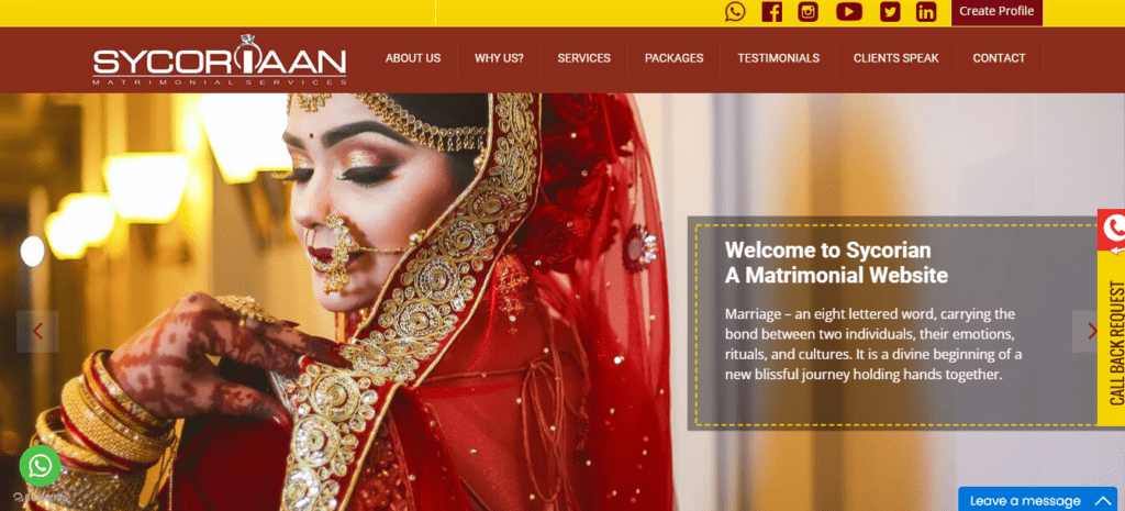 sycorian matrimonial website