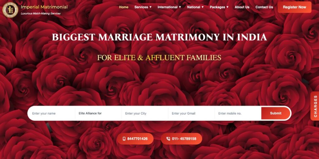 imperial matrimonial for personalized matrimony service